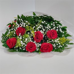 Bouquet 06 rosas vermelhas 